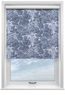 Ted Baker Landscape, Navy - Twist&Fit Roller Blind